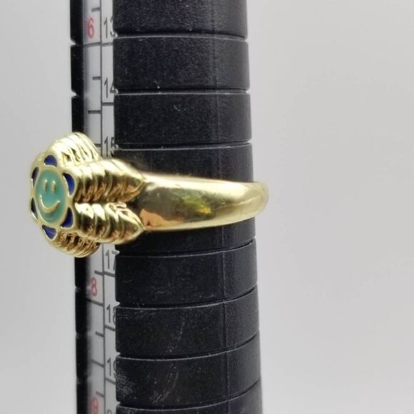 Blooming life daisy gold plated size 7 - Picture 1 of 4